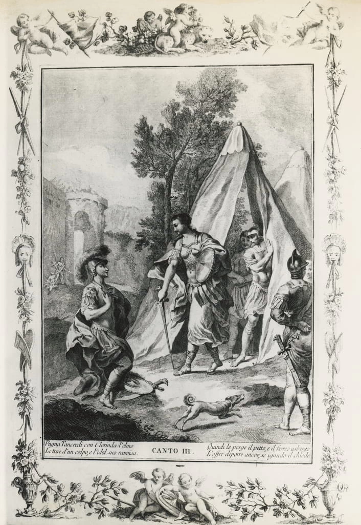 Giovan Battista Piazzetta - Gerusalemme Liberata, canto III